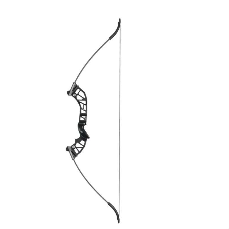 Resin recurve bow