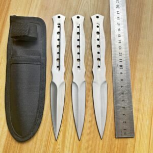 Practice Throwing Knife Set YF143 – 3-Piece, White